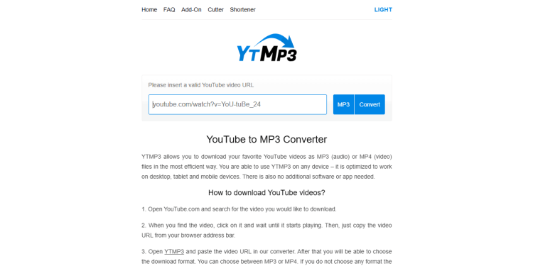 YTMP3 Alternative